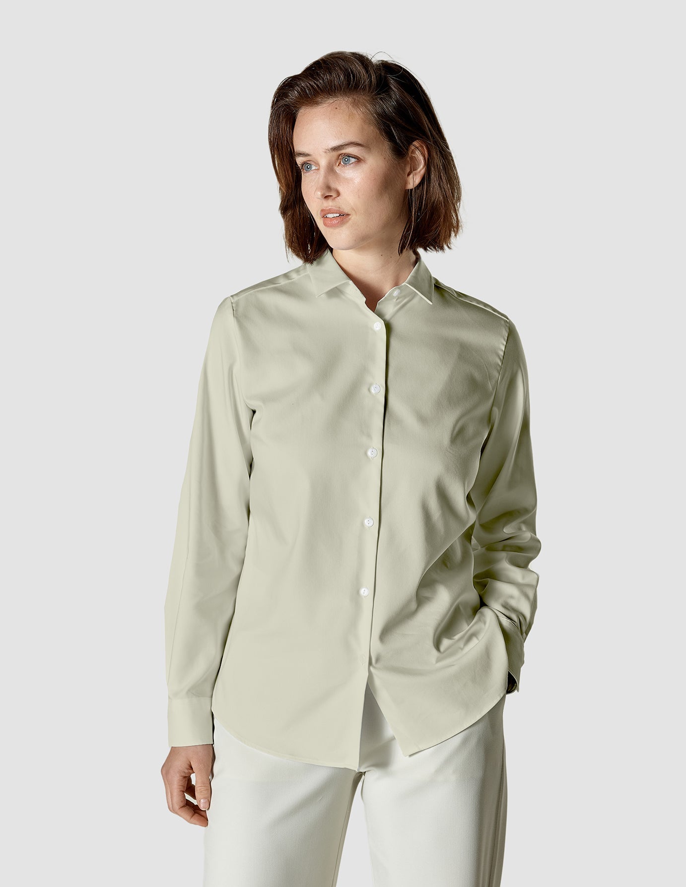 Business Shirt Regular Pastel Green